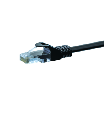 CAT5e UTP patchkabel 20m svart - CCA