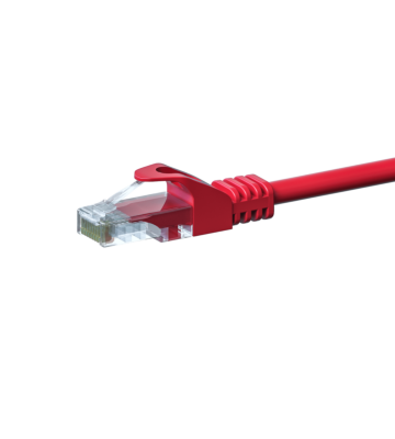 CAT5e UTP patchkabel 10m röd - CCA