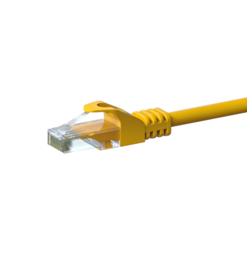 CAT6 UTP patchkabel 0,50m gul - CCA