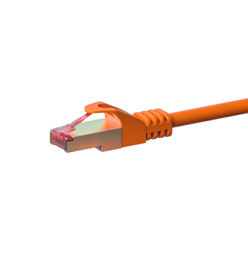 CAT6 S/FTP (PIMF) patchkabel 0,50 m orange