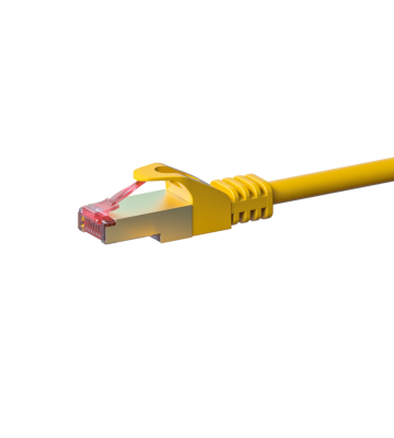 CAT6 S/FTP (PIMF) patchkabel 1m gul
