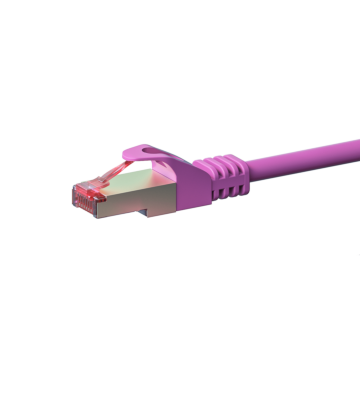 CAT6 S/FTP (PIMF) patchkabel 0,50 m rosa
