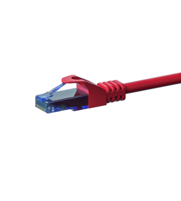 UTP CAT6a patchkabel 20m röd - 100% koppar