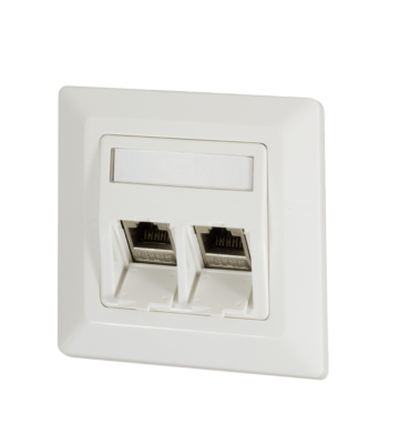 Keystone frontplatta, elfenben