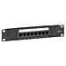 10 tum CAT6 UTP patchpanel - 8 portar