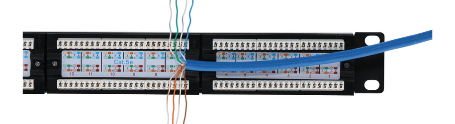 Ansluta en patchpanel